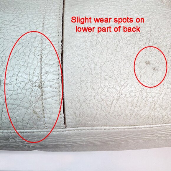 Coach Soho Buckle Dome Bag White Tan Pebbled Leather VGUC with Coach Hang Tag - Picture 9 of 12